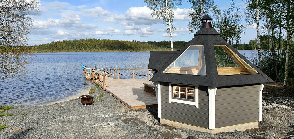 Grillhytte 9 Premium 6-kant. Gratis frakt.