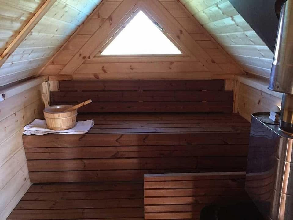 Grillhytte Premium med badstue, Gratis frakt
