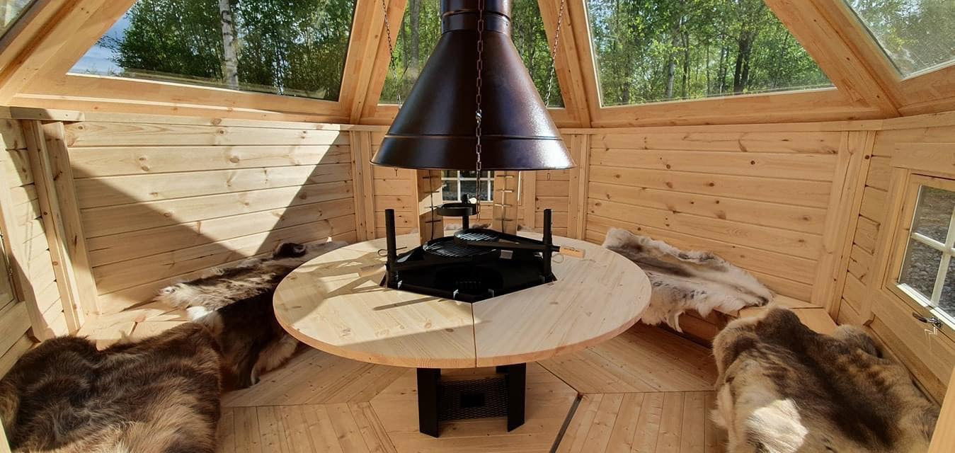 Grillhytte 17 Premium 8-kant. Gratis frakt.
