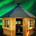 Grillhytte Nordlys 10 Royal, Gratis frakt!