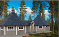 Grillhytte Dobbel Premium