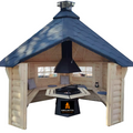 Gapahuk 7 m2 Royal med grill og benker - Buet vegg. Gratis frakt !